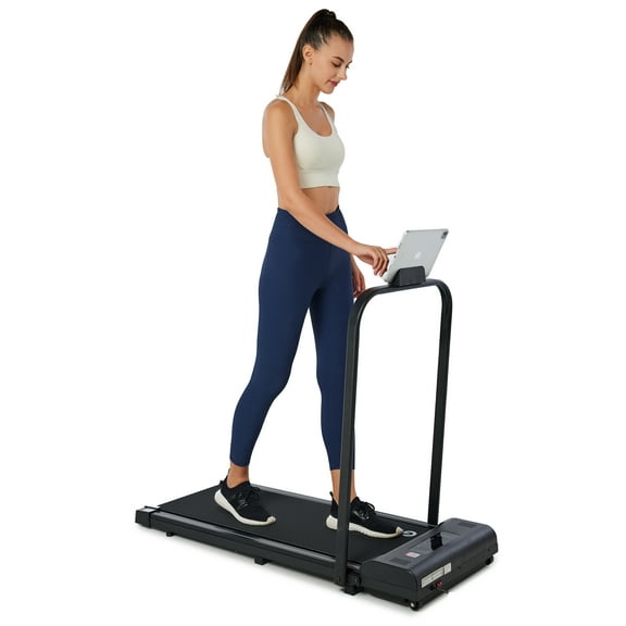 GoPowerBike GoFit Walking Pad Treadmill | with Remote Control | 6 Mile Max Speed 2-in-1