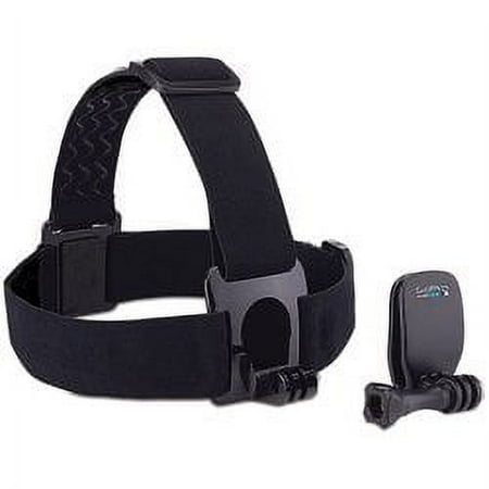 GoPro ACHOM-002-ID Adjustable Camera Strap Headstrap with Clip, Black