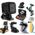 thumbnail image 1 of GoPro HERO Session Edition Camera Camcorder + Premium Travel Case + Flexible Tripod + Floating Grip Handle + Head Chin Strap + Car Dashboard Suction Mount + Hand Action Glove, 1 of 8