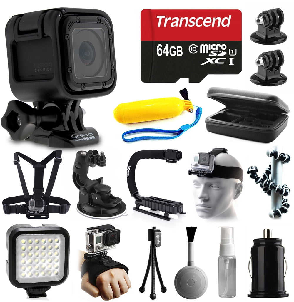 GoPro HERO Session HD Action Camera (CHDHS-102) with 64GB Card +