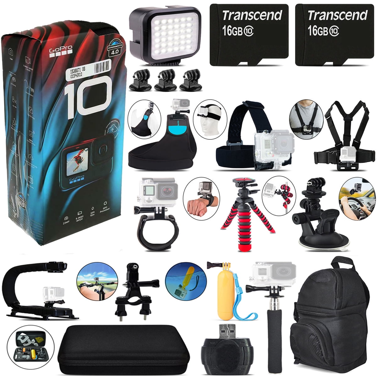 GoPro HERO10 Black 4K Ultra HD Action Camera CHDHX-101 + 32GB All