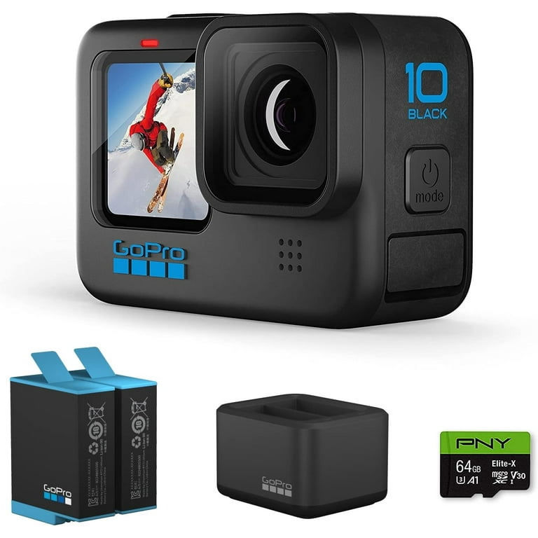 Go Pro HERO 12 Black Creator Edition - With Volta (Battery Grip, Tripod,  Remote), Media Mod, Light Mod, - Waterproof Action Camera + 64GB Card, 50