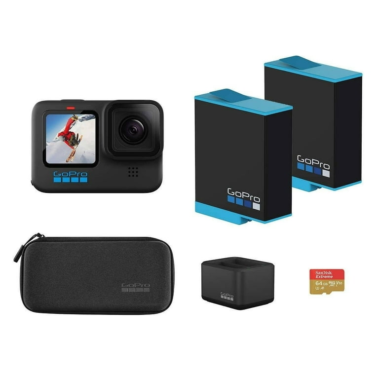 GoPro HERO10 Black Waterproof Action Camera Bundle - Walmart.com