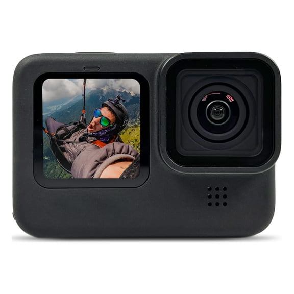 GoPro HERO10 (HERO 10) Black - Waterproof Action Camera with Front LCD and Touch Rear Screens, 5.3K60 Ultra HD Video, 23MP Photos, 1080p Live Streaming, Webcam, Stabilization