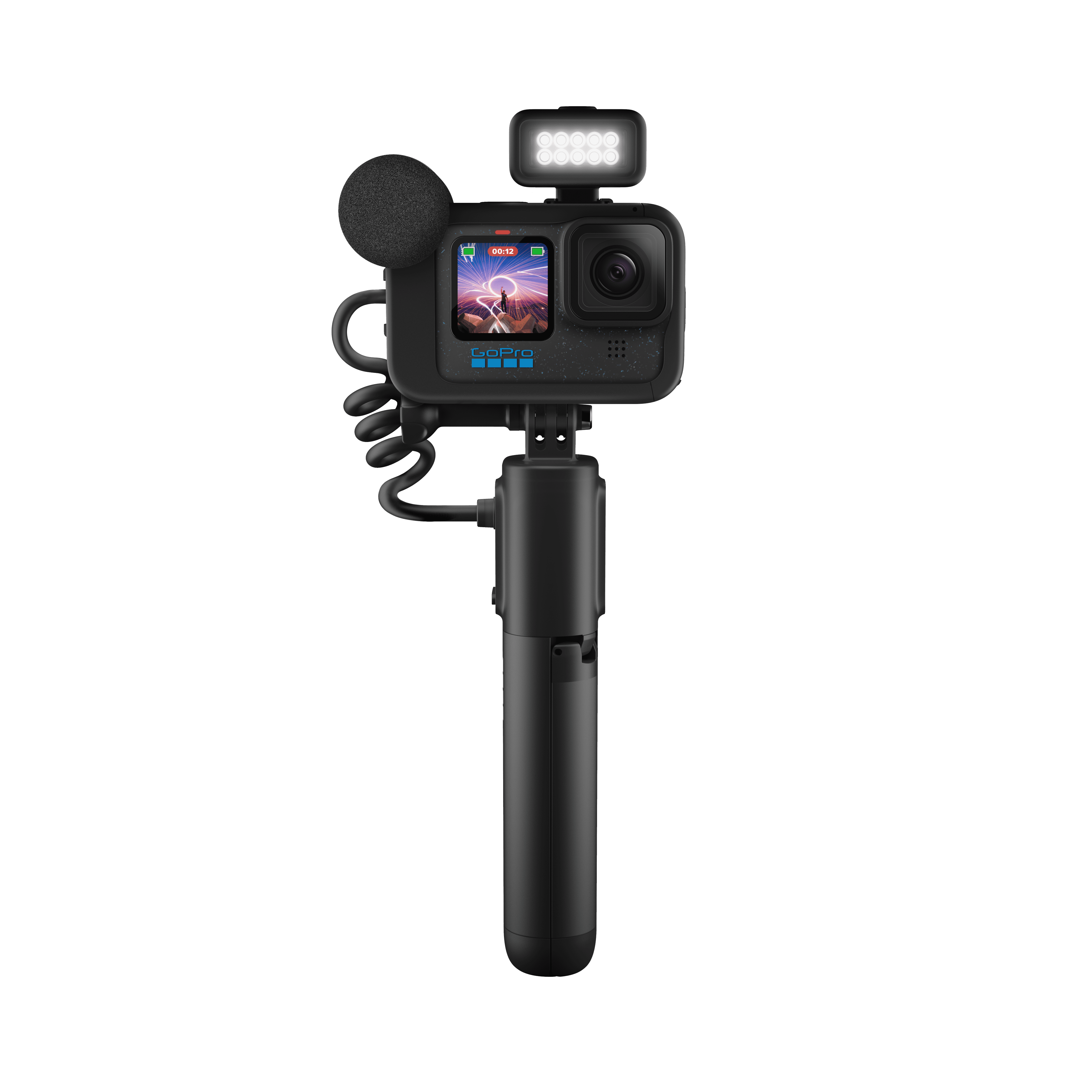 GoPro HERO12 Black Creator Edition - Includes HERO12 Black , Volta (Battery  Grip, Tripod, Remote), Media Mod, Light Mod, Enduro Battery, and Carrying  Case