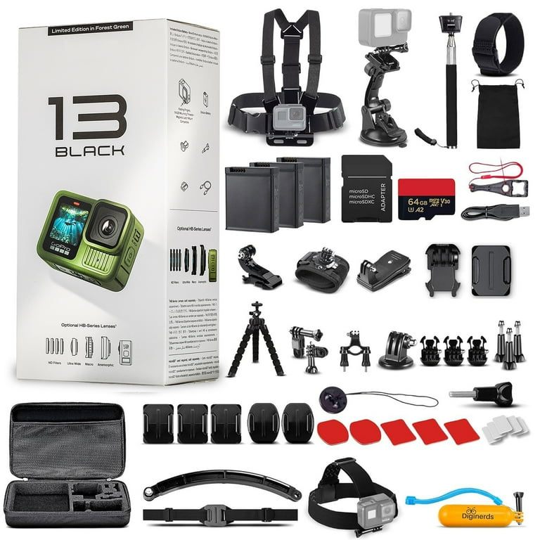 GoPro HERO13 Forest Green 2025 Action Camera with HyperSmooth 6