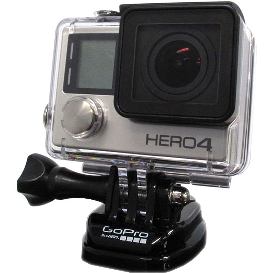 Staat Kiezelsteen Sada GoPro HERO4 - Silver Edition - action camera - mountable - 1080p - 12.0 MP  - Wi-Fi, Bluetooth - underwater up to 131.2 ft - Walmart.com