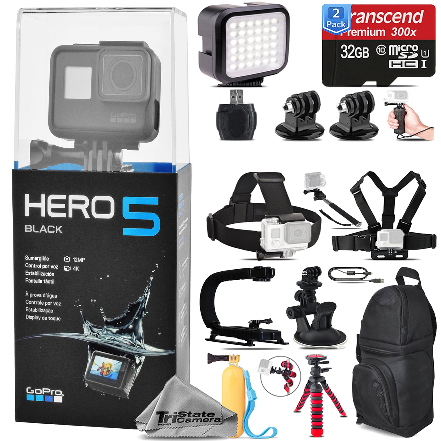GoPro Hero 5 Black 4K Ultra HD Action Camera CHDHX-501 + 64GB