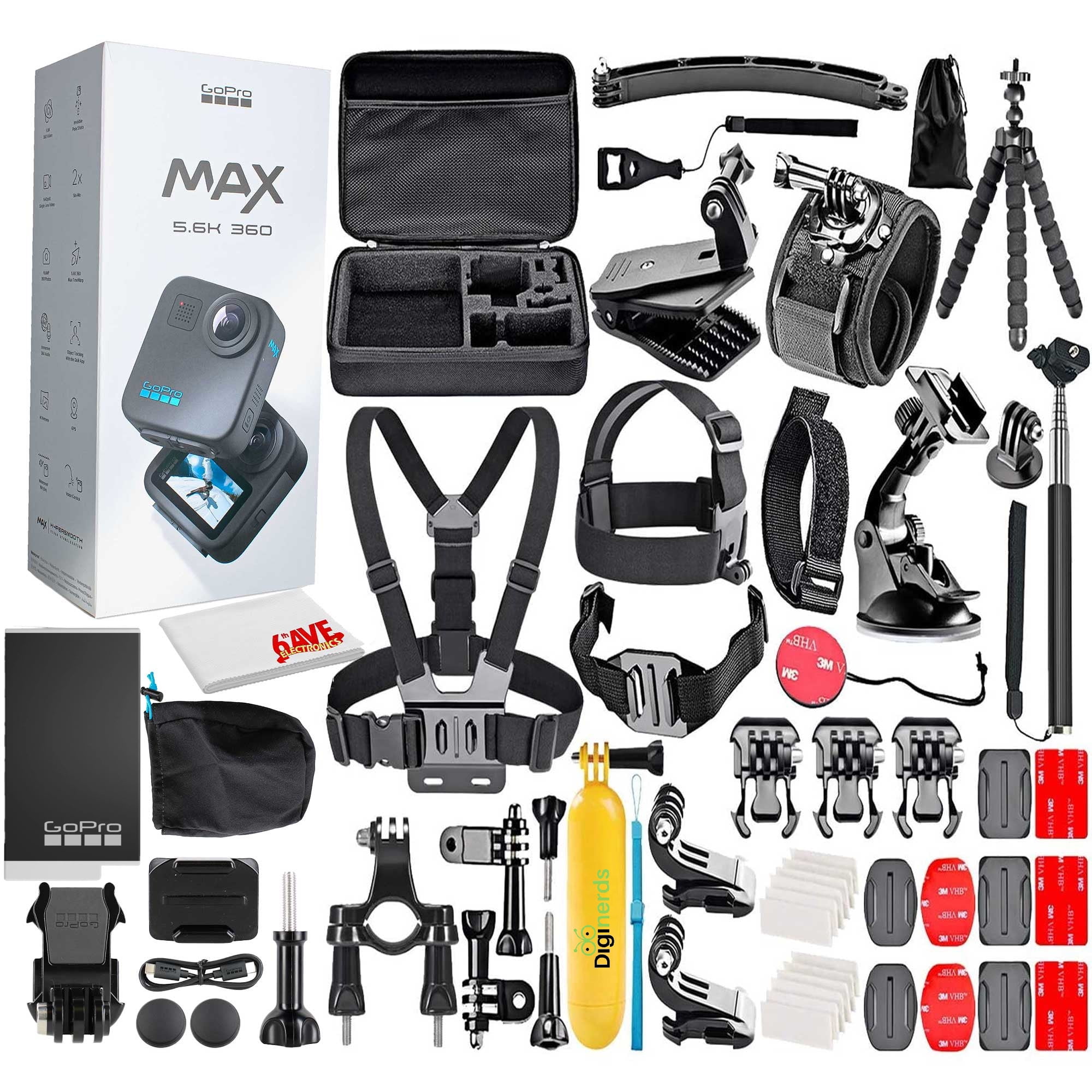 GoPro - GoProMAX　付属品あり GoPro MAX 360 (2025) HD Video Waterproof Action Camera