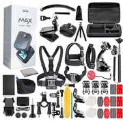 GoPro MAX 360 2025 Waterproof Action Camera with 64GB Card & DigiNerds 50-Piece Kit   Dual-Lens 5.6K Spherical Video, Voice Control