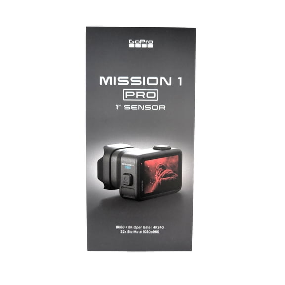 GoPro Mission 1 PRO - Compact Cinema Action Camera with 8K60 Video, 1" Sensor