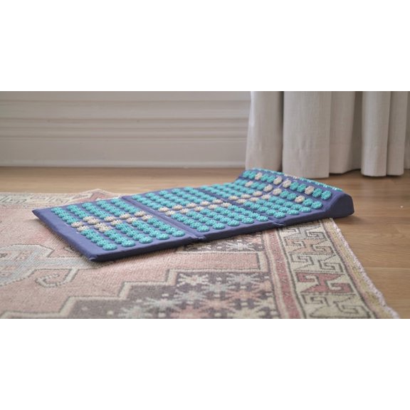 GoRelax Acupressure Stress Relief Mat Deep Touch Stimulation for Back & Neck Pain