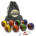 thumbnail image 1 of GoSports 100mm Hardwood Bocce Set - Premium Outdoor Game, 1 of 6