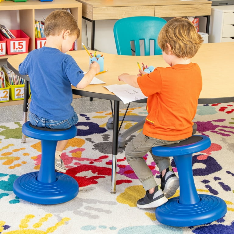 GoSports 14 Inch Wobble Seat for Kids Flexible Wiggle Stool for