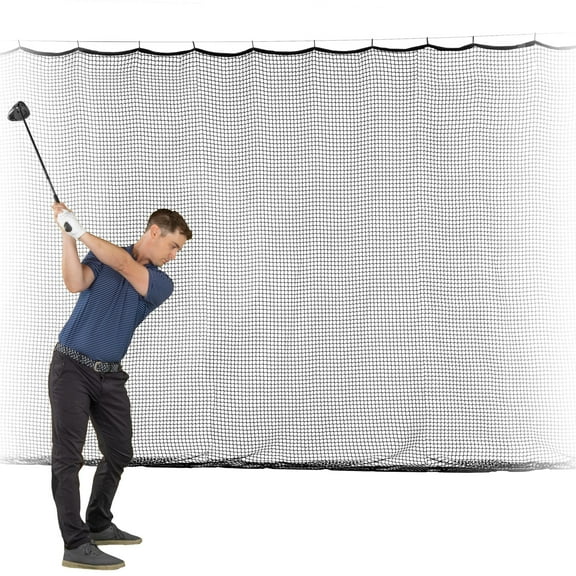 GoSports 15 ft x 10 ft Sports Netting - Hitting Net for Golf, Baseball, Hockey, Soccer, LAX and More