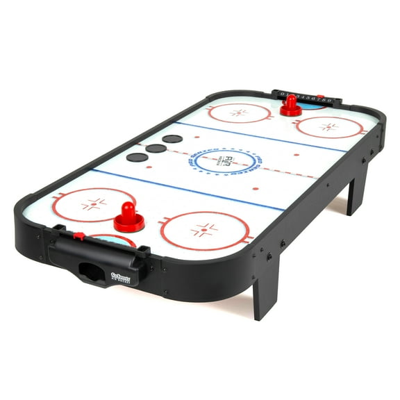 GoSports 40 Inch Table Top Air Hockey Game for Kids - AC Powered Motor- Black