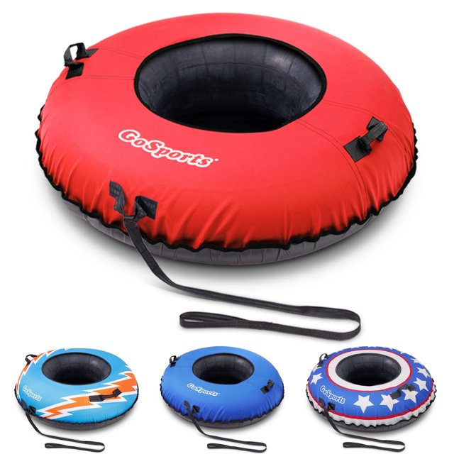 Bouée Tractée GoSports 44'' - Housse Toile Premium, Fond Maillé, Porte-gobelet - Supporte 113 Kg