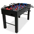 thumbnail image 1 of GoSports 48" Game Room Size Foosball Table - Oak Finish - Includes 4 Balls and 2 Cup Holders, 1 of 6