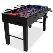 GoSports 48" Game Room Size Foosball Table - Oak Finish - Includes 4 Balls and 2 Cup Holders