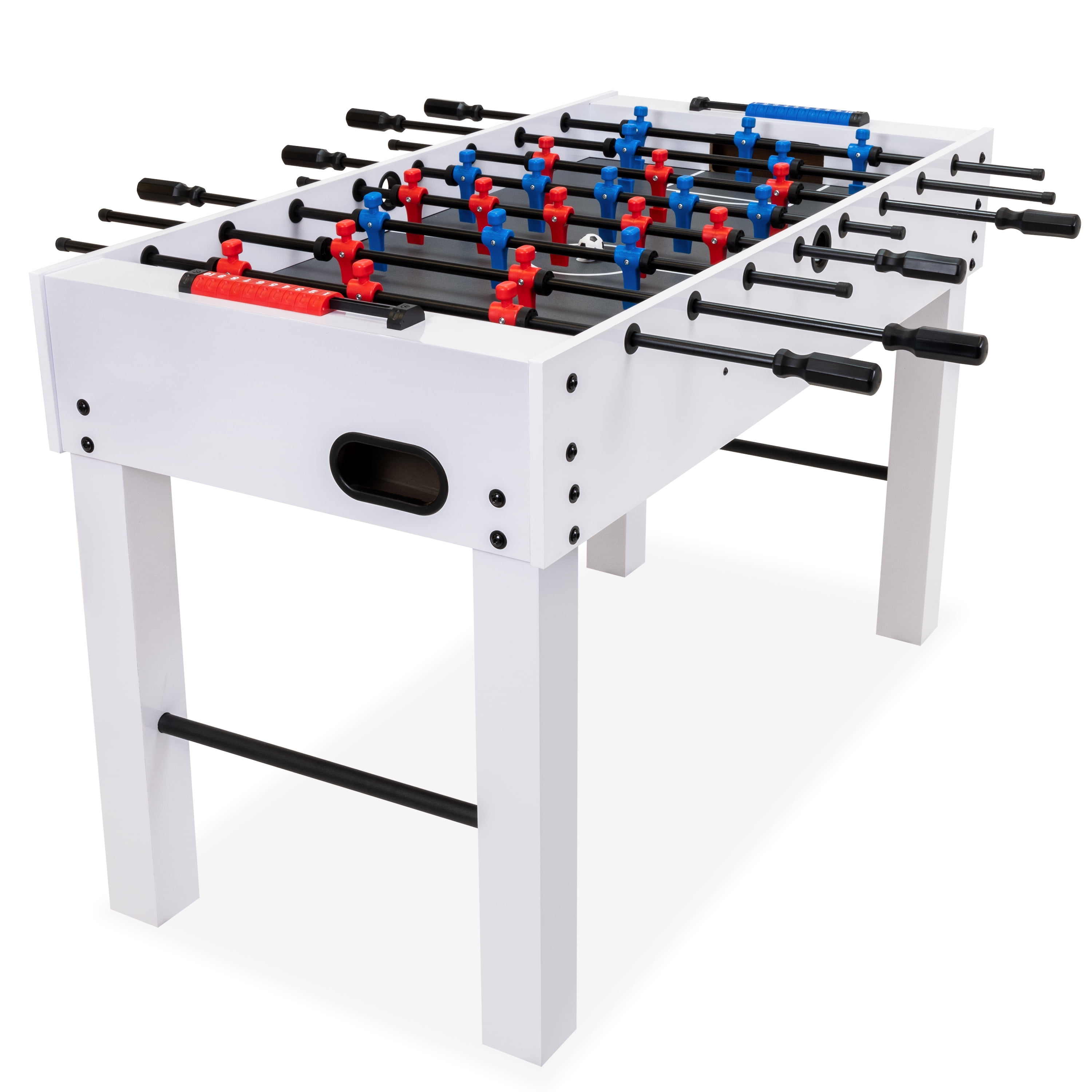 GoSports 48" White Oak Foosball Table with Cup Holders