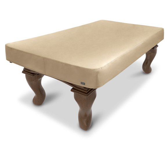 GoSports 9 ft Premium Leatherette Pool Table Cover - Waterproof & Tearproof - Heavy Duty Indoor & Outdoor Billiard Table Cover