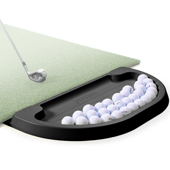 GoSports All-Weather Golf Ball Tray, Great Accessory for Home Practice and Compatible with All Hitting Mats