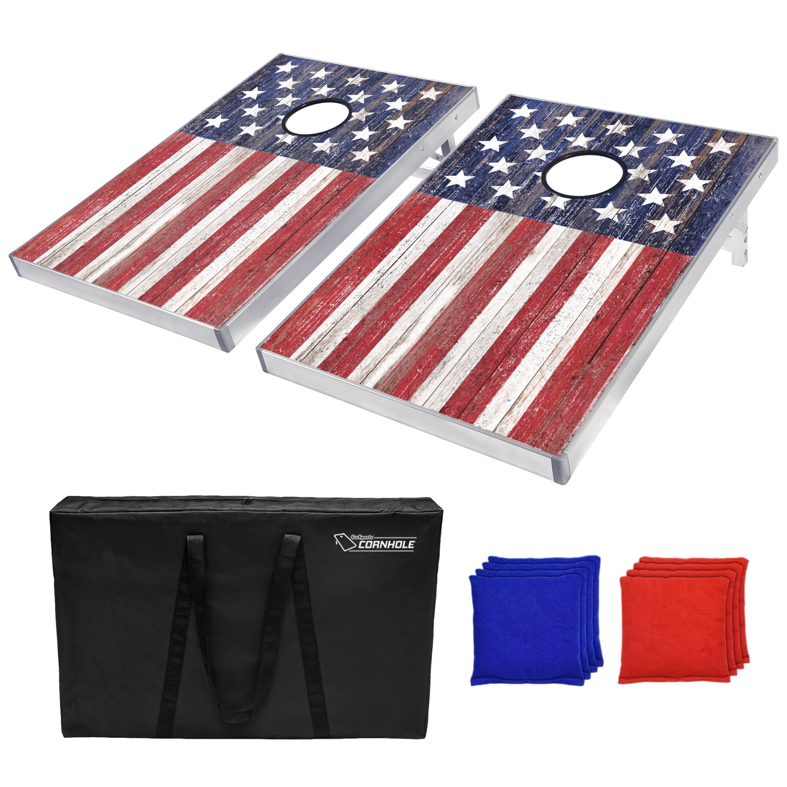 GoSports Set Di Tavole Da Cornhole In Legno Da 1.2 X 0.6 M, Design