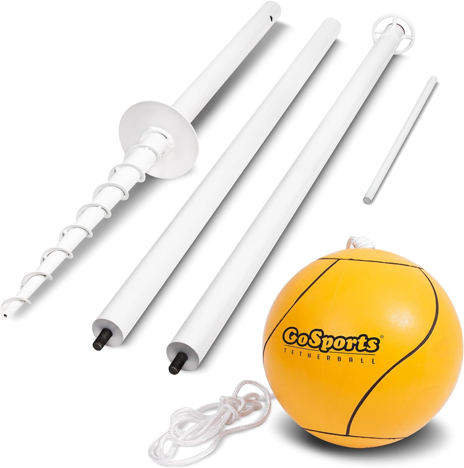 GoSports Backyard Tetherball Game - Full Size Outdoor Tetherball ...