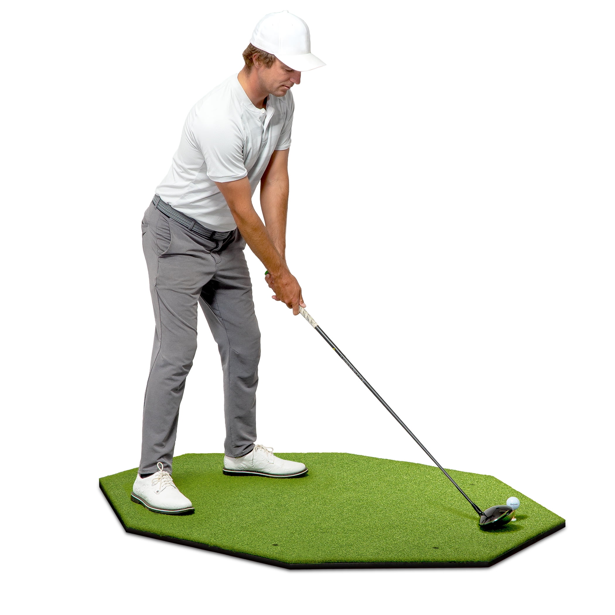 Elite 5' x 5' Green Artificial Turf Golf Hitting Mat