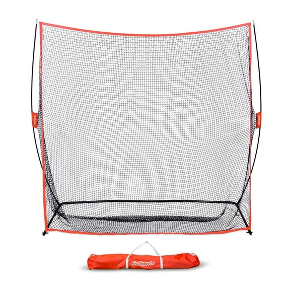 GoSports Golf Practice Hitting Net | Huge 7 x 7 Personal Driving Range for Indoor or Outdoor Swing Practice | Designed by Golfers for Golfers