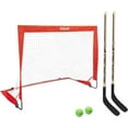 thumbnail image 1 of GoSports Hockey Street Set - Outdoor Indoor Game Set-4 x 2.5 ft Goal, 1 of 8