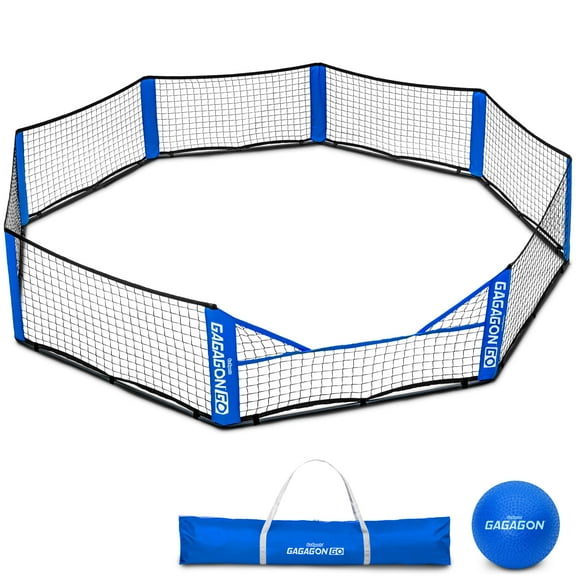GoSports Home Gaga Ball Pit - 10 ft Portable Gagagon Go - Gaga Court for Kids, Giant Outdoor or Indoor for Backyard