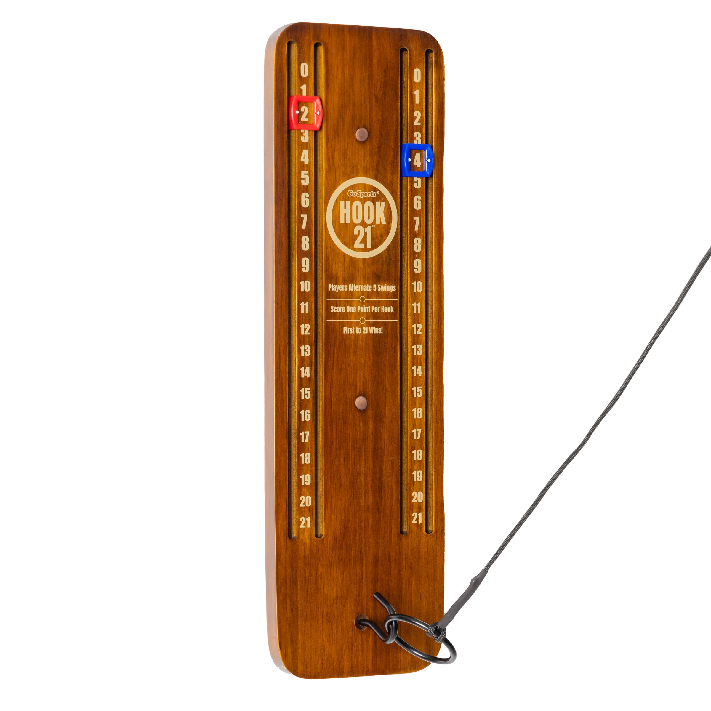 GoSports Hook 21 Ceiling Mount Ring Swing Game Play Indoors or