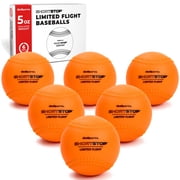GoSports Limited Flight Practice Baseballs - Official Weight Soft Baseballs for Kids & Adults, Set of 6 ShortStop Balls