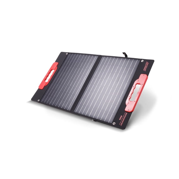 GoSports Outdoors Backcountry 60W Portable Solar Panel - IP65 Water Resistant Solar Charger with 3 USB Ports for Phones and DC Out for Power Stations
