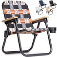 thumbnail image 1 of GoSports Outdoors WOVN Beach Backpack Chair - Premium Folding Camping Chair - 9 Styles Available - MESA, 1 of 7