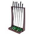 thumbnail image 1 of GoSports Premium Wooden Golf Putter Stand, Holds 6 Clubs, 1 of 5