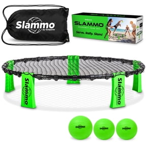 GoSports Slammo Outdoor Game Set - Beach Lawn Game Set - Includes 3 Balls, Carrying Case and Rules
