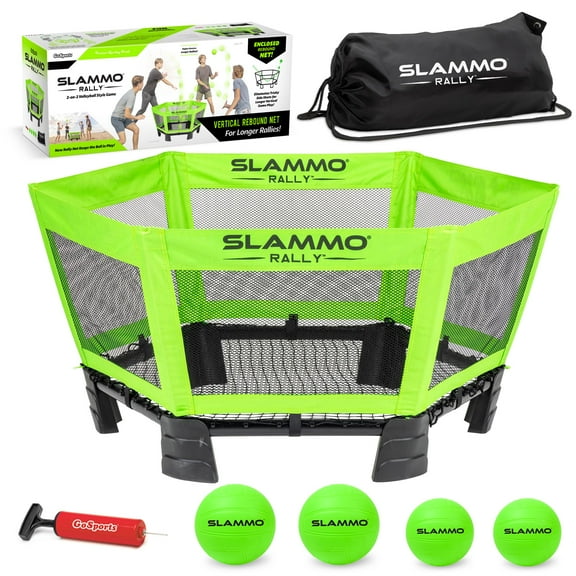 GoSports Slammo Rally Game Set - Roundnet with Longer Rallies