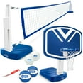thumbnail image 1 of GoSports Splash Hoop 2-in-1 Pool Basketball Hoop & Volleyball Net Game Set, 1 of 6