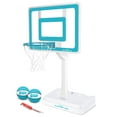 thumbnail image 1 of GoSports Splash Hoop LEGEND Pool Basketball Hoop Game with Water Weighted Base, Adjustable Height, and Regulation Steel Rim - Aqua, 1 of 6