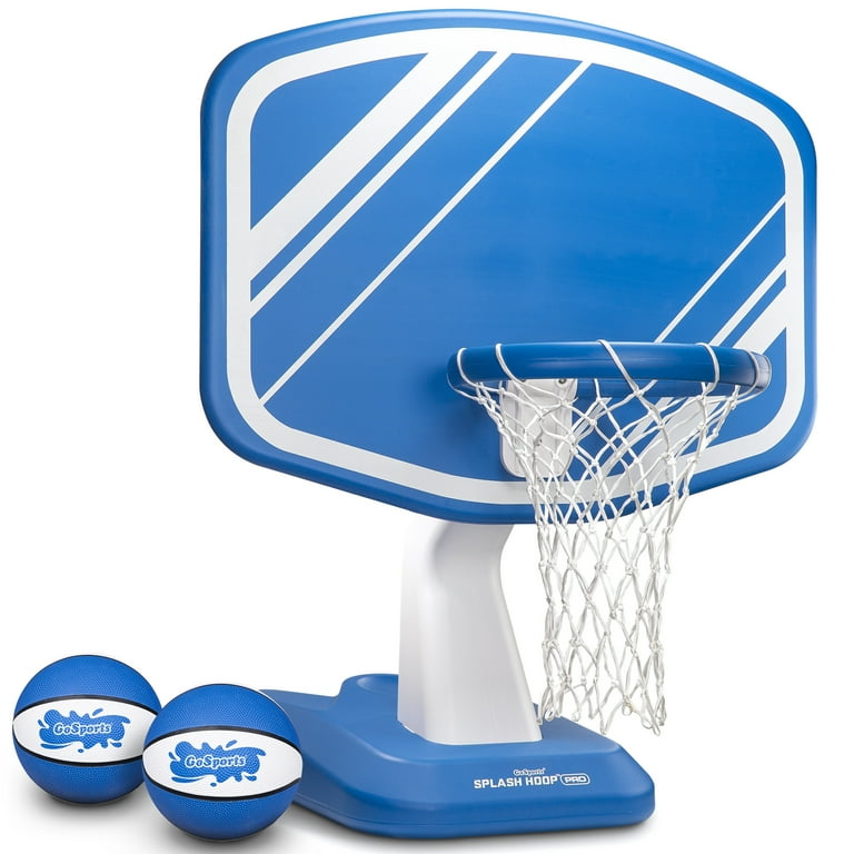 GoSports Splash Hoop PRO Poolside Basketball Game with Water Basket Rim Includes Hoop 2 Balls and Pump Walmart