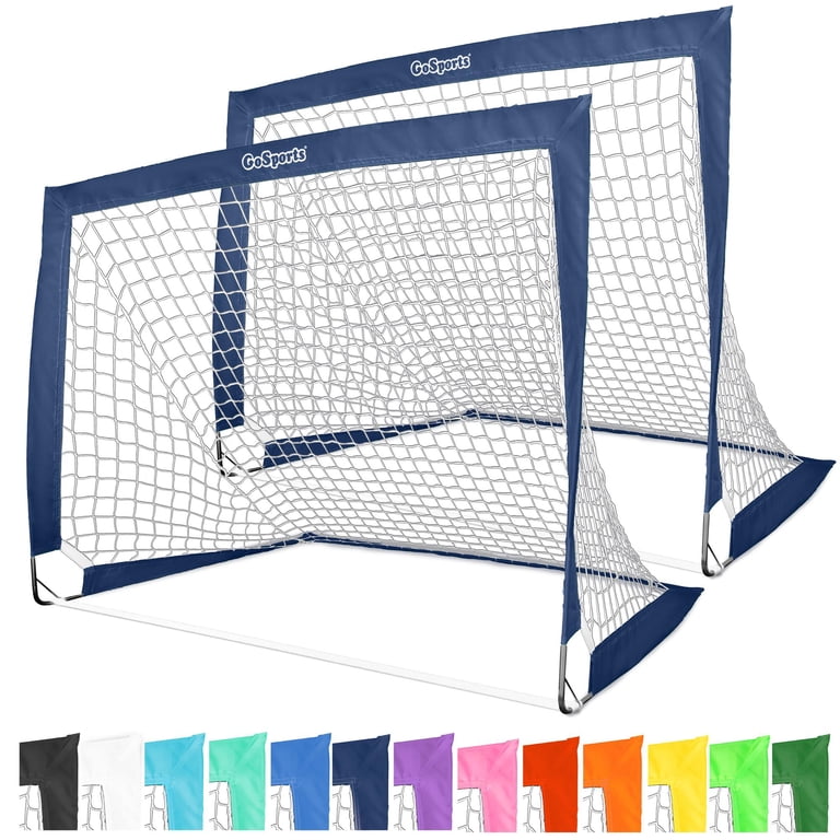 But de football pop-up – Set complète 2 cages 1,8 × 1,2 m ballon taille 3, pompe, cônes But de football pop-up – Set complète 2 cages 1,8 × 1,2 m ballon taille 3, pompe, cônes