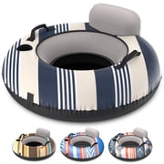GoSports WOVN River Tube with Premium Canvas Cover - Heavy Duty Float for Rivers, Lakes, Pools - Lido