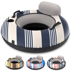 GoSports WOVN River Tube with Premium Canvas Cover - Heavy Duty Float for Rivers, Lakes, & Pools - Lido