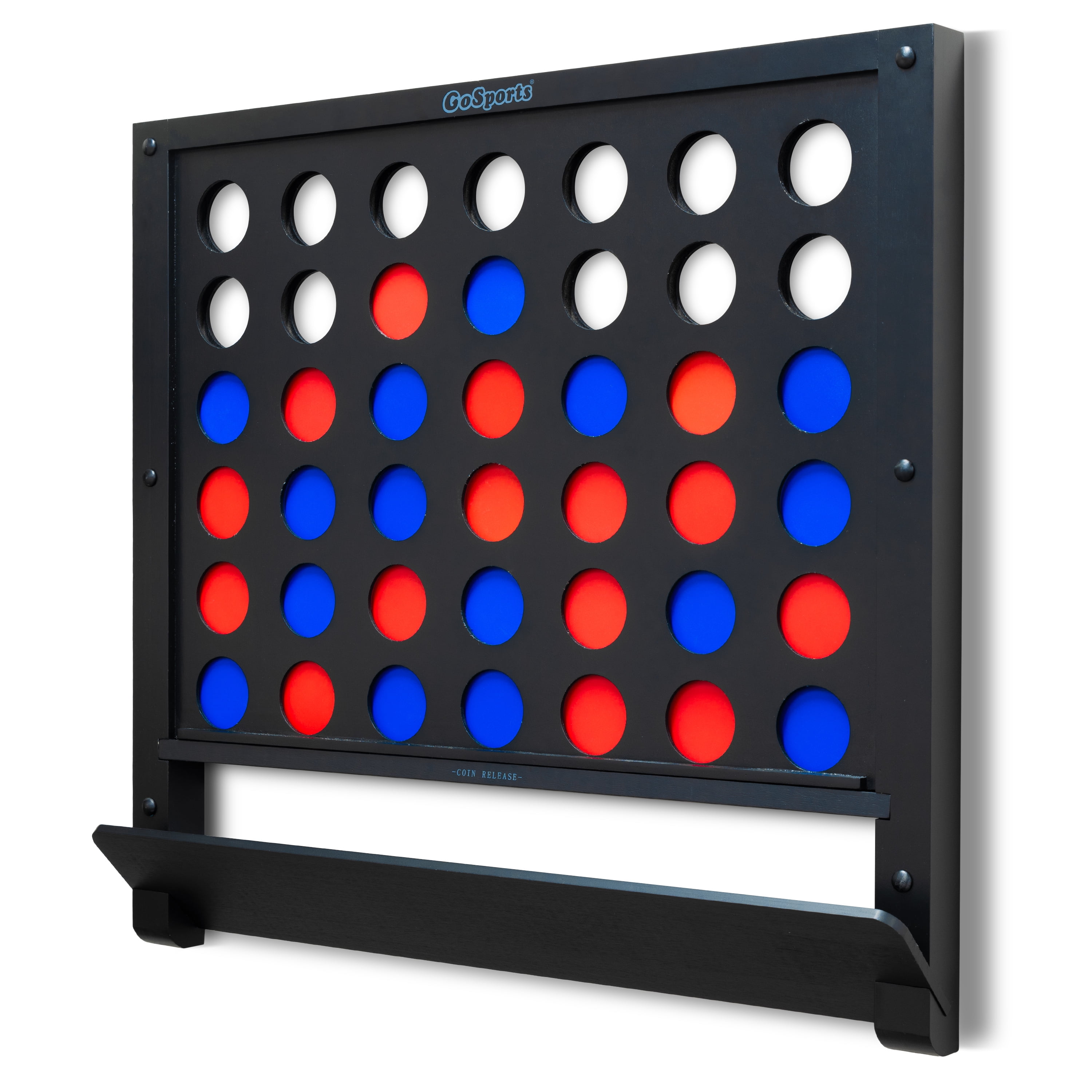GoSports Family Indoor Adults Wall Mounted Jumbo 4 in a Row Game