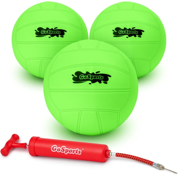 GoSports Water Volleyball 3 Pack | Great for Swimming Pools or Lawn Volleyball Games
