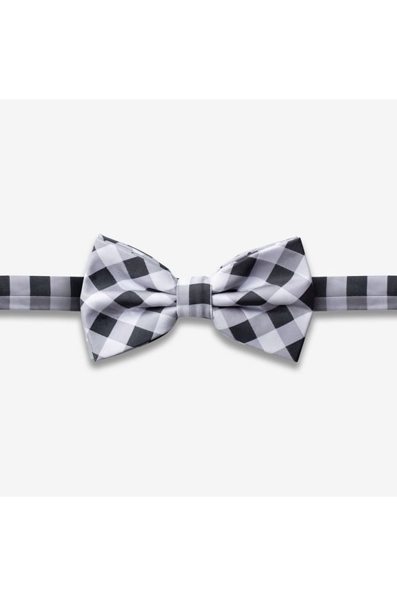 Men's Checkered Bowtie - Bowties Ready to Wear - Pretied Adjustable Ties for Short or Tall Men
