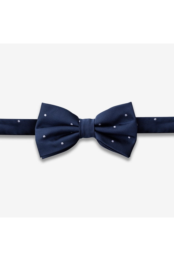 Men's Dotted Bowtie - Bow Ties Ready to Wear - Pretied Adjustable Ties for Short or Tall Men
