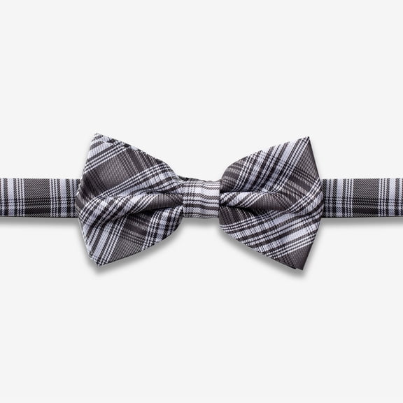 GoTie Men's Plaid Bowtie - Bow Ties Ready to Wear - Pretied Adjustable Ties for Short or Tall Men